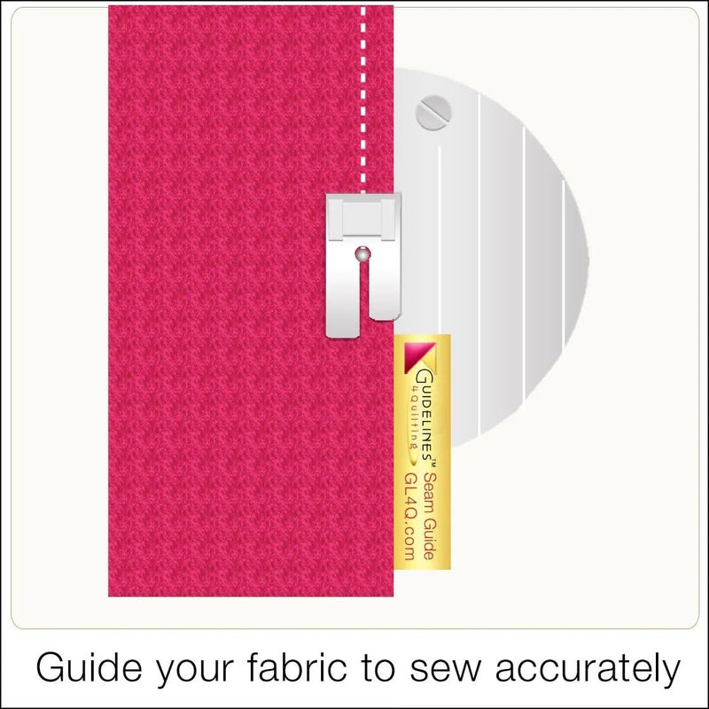 Guidelines4quilting - 6-Pack Seam Guides  x 2"" x 1/32"" - Peel & Stick - Removable Adhesive  Leaves No Sticky Residue - Guide Your Fabric to Sew Accurately - Ideal Height for Double Layered Fabric - Image 3